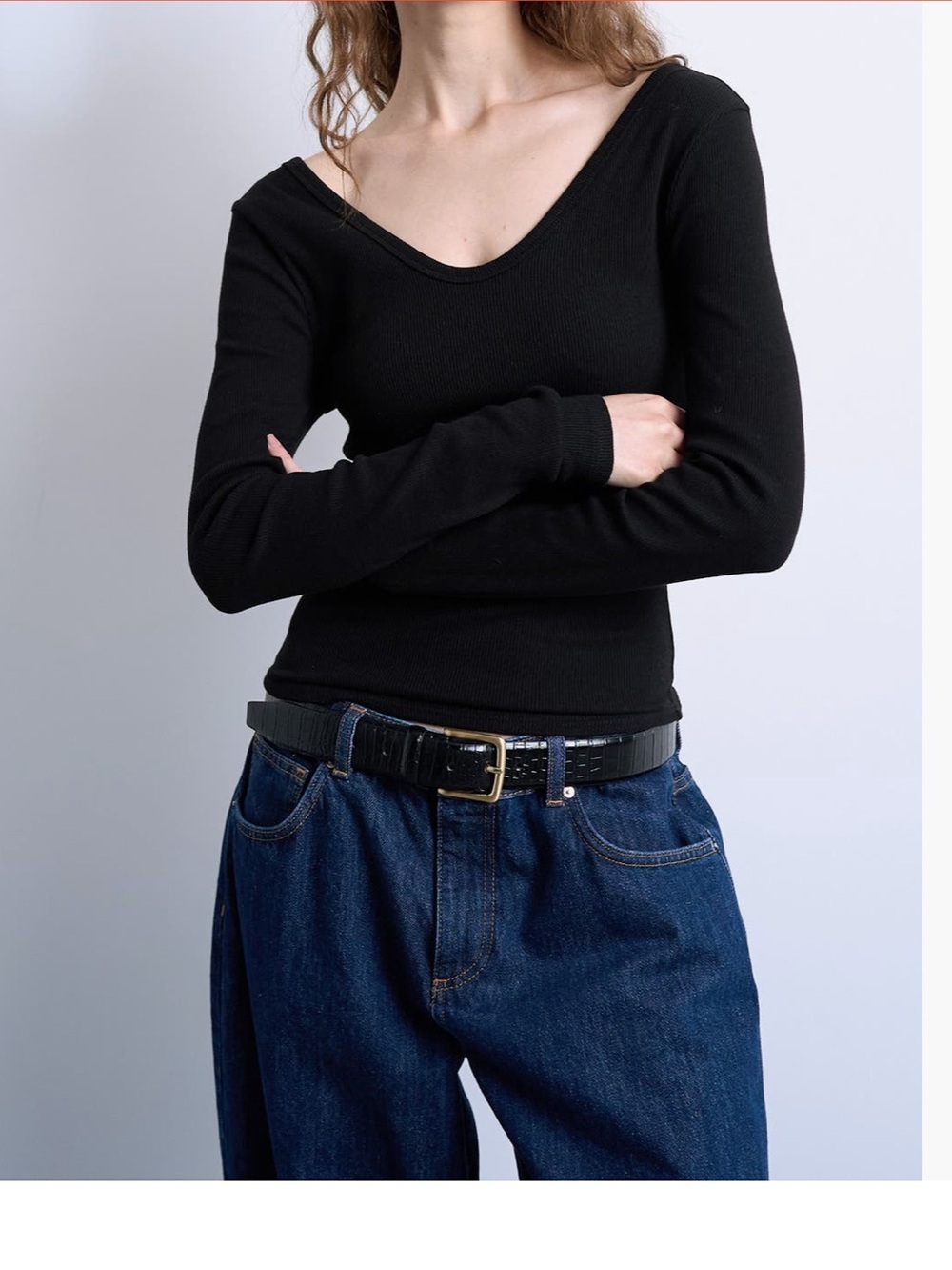 TopShop V-Neck Long Sleeve